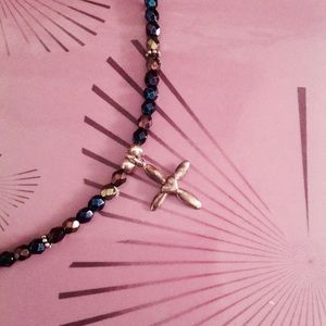 Beaded Cross Necklace